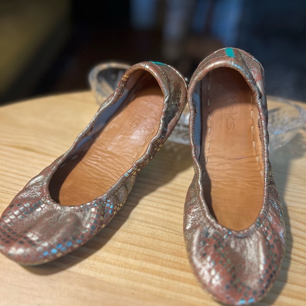 Tieks Wild Copper Ballet Flats